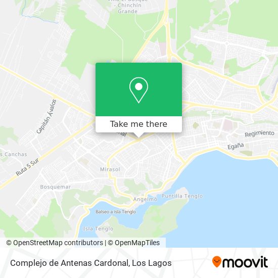 Complejo de Antenas Cardonal map