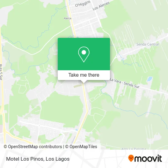 Motel Los Pinos map