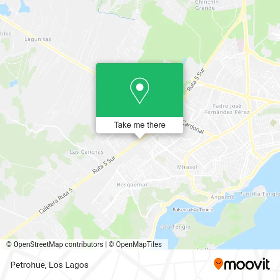 Petrohue map