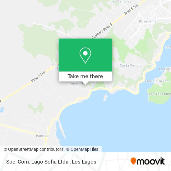 Soc. Com. Lago Sofía Ltda. map