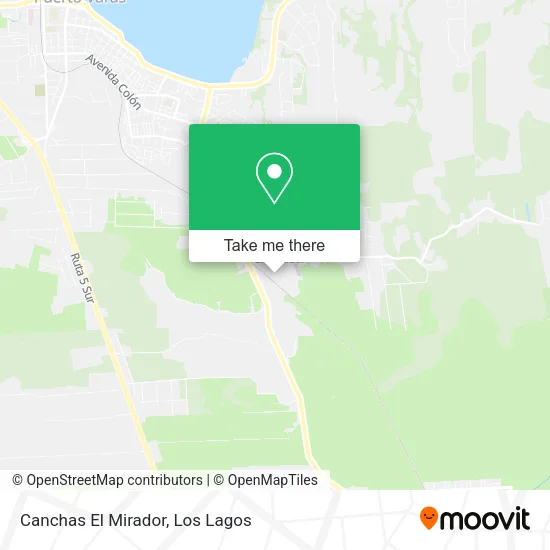 Canchas El Mirador map