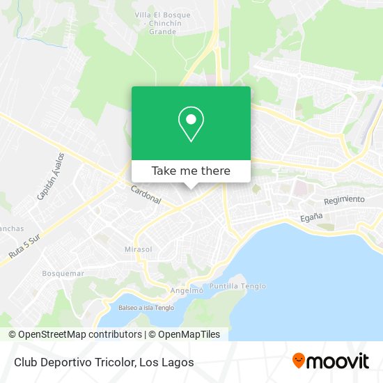 How to get to Club Deportivo Tricolor in Puerto Montt by Bus?