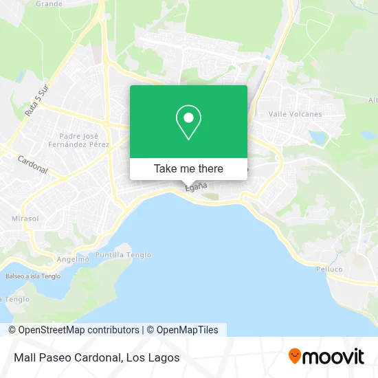 Mall Paseo Cardonal map