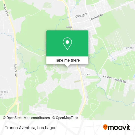Tronco Aventura map