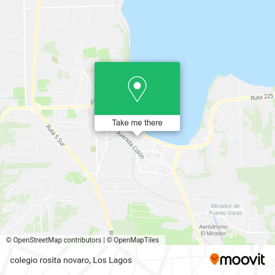 colegio rosita  novaro map