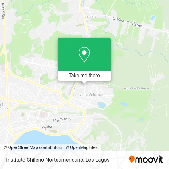Instituto Chileno Norteamericano map