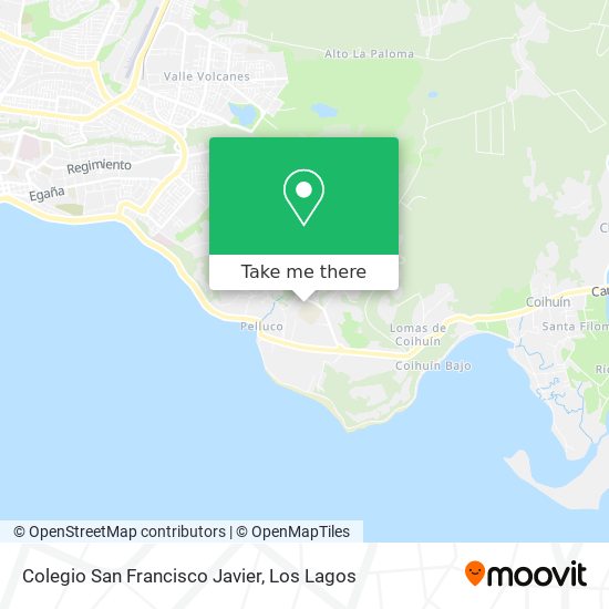 Colegio San Francisco Javier map