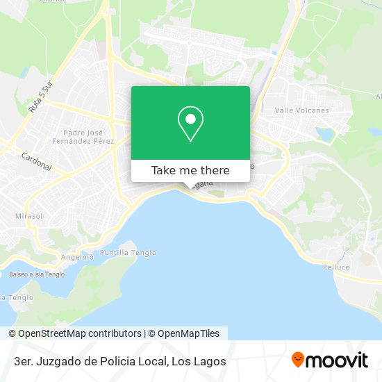 Mapa de 3er. Juzgado de Policia Local