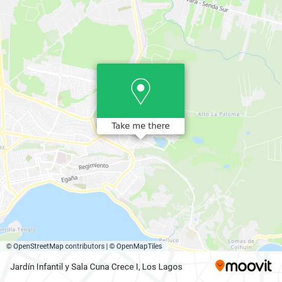 Mapa de Jardín Infantil y Sala Cuna Crece I