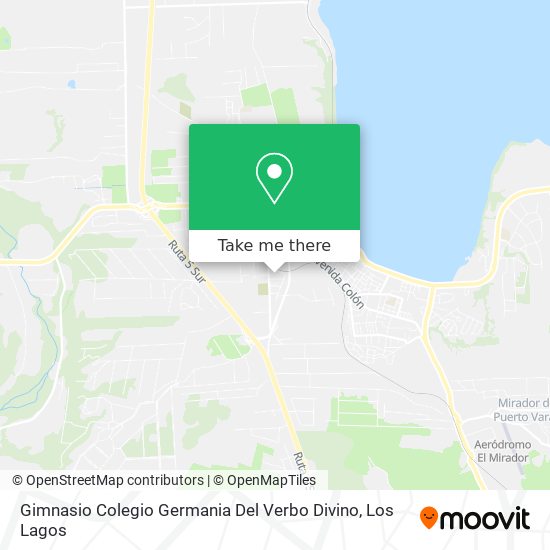 Mapa de Gimnasio Colegio Germania Del Verbo Divino