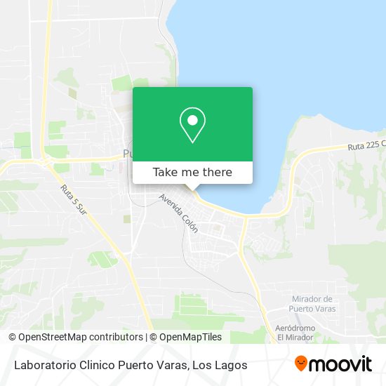 Laboratorio Clinico Puerto Varas map