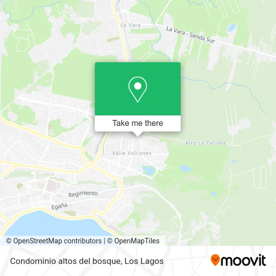 Condominio altos del bosque map