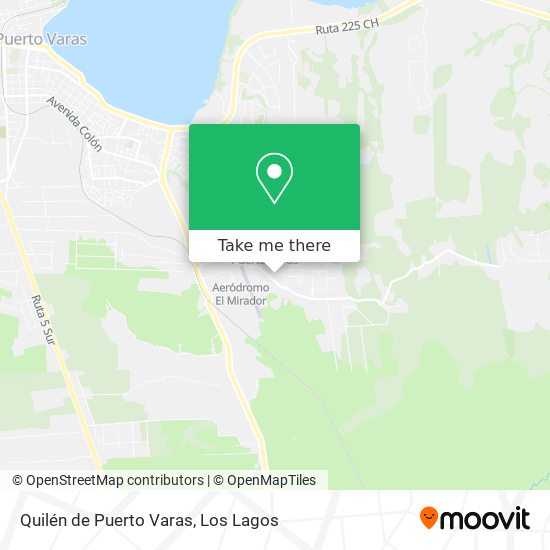 Quilén de Puerto Varas map