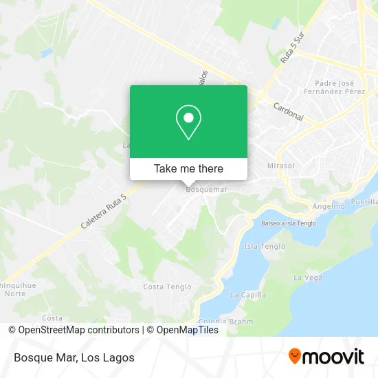 Mapa de Bosque Mar