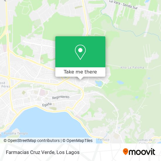 Farmacias Cruz Verde map