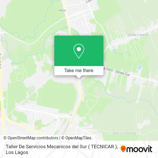 Taller De Servicios Mecanicos del Sur ( TECNICAR ) map