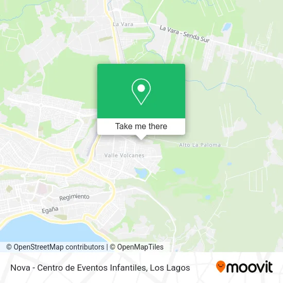 Mapa de Nova - Centro de Eventos Infantiles
