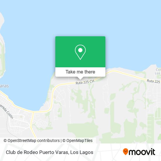 Club de Rodeo  Puerto Varas map