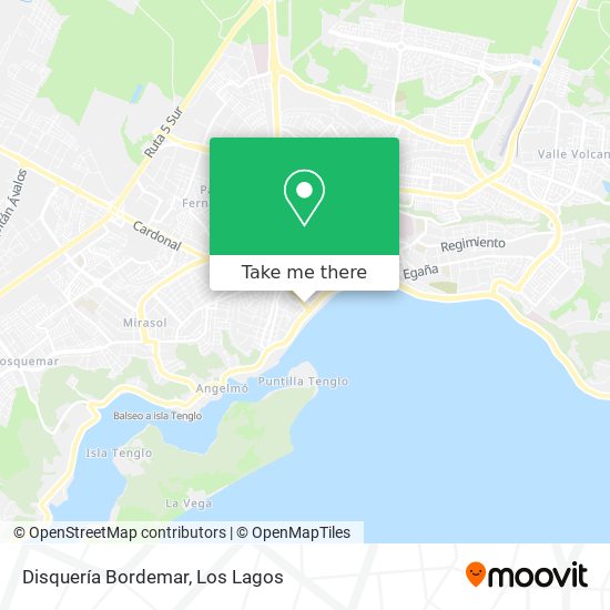 Mapa de Disquería Bordemar