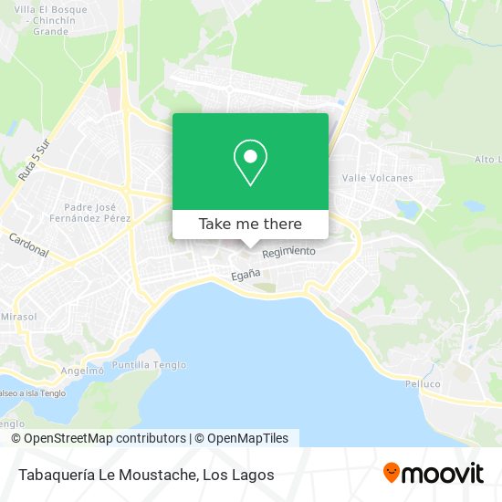 Mapa de Tabaquería Le Moustache