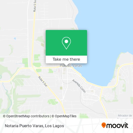 Mapa de Notaria Puerto Varas