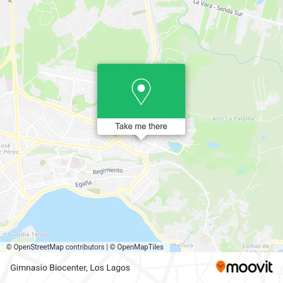 Gimnasio Biocenter map
