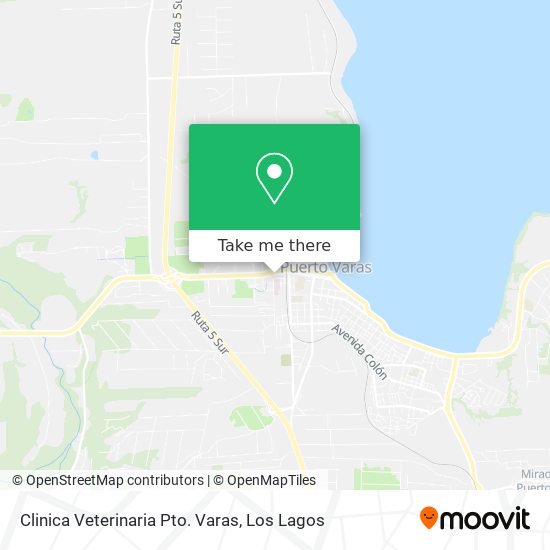 Clinica Veterinaria Pto. Varas map