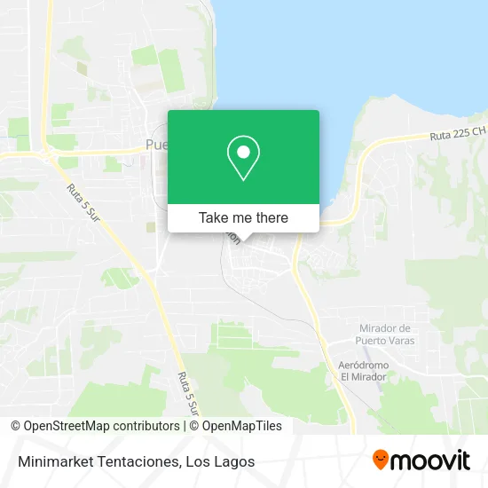 Minimarket Tentaciones map
