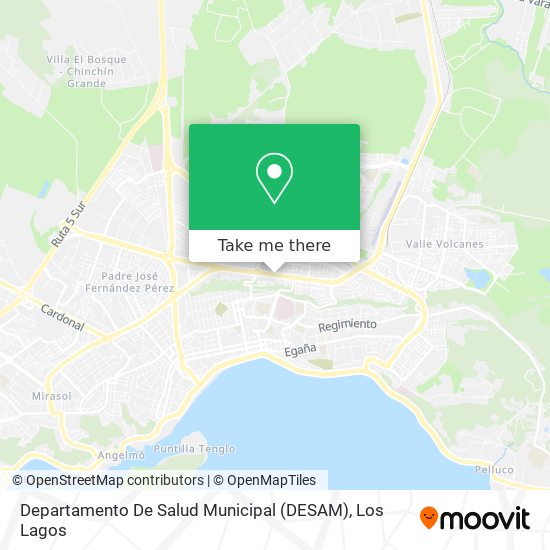 Departamento De Salud Municipal (DESAM) map
