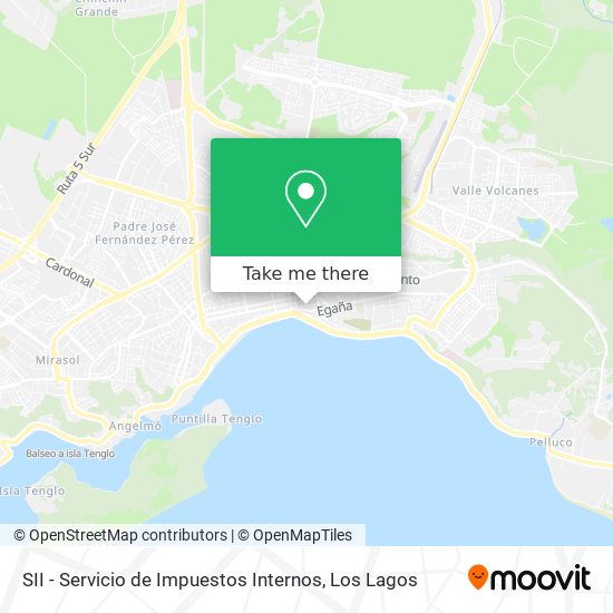 SII - Servicio de Impuestos Internos map