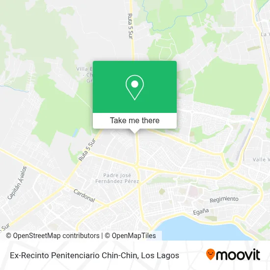 Ex-Recinto Penitenciario Chin-Chin map