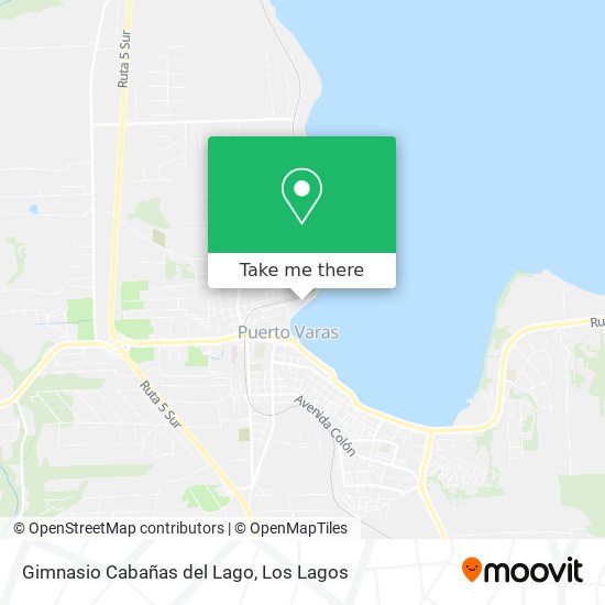 Mapa de Gimnasio Cabañas del Lago