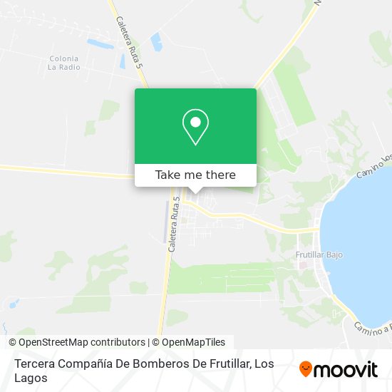 Tercera Compañía De Bomberos De Frutillar map