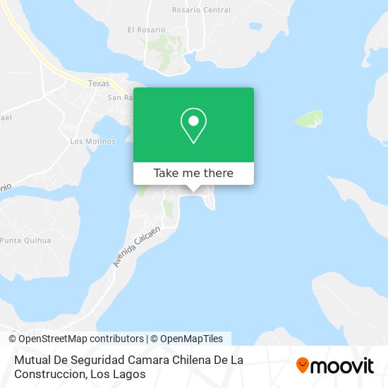 Mapa de Mutual De Seguridad Camara Chilena De La Construccion