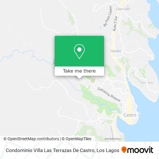 Condominio Villa Las Terrazas De Castro map