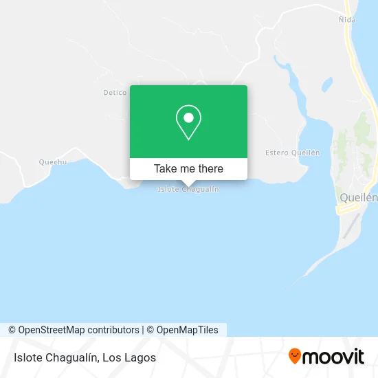 Islote Chagualín map