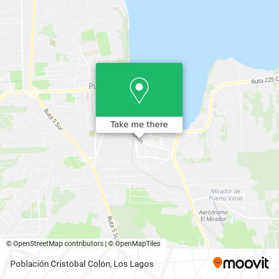 Mapa de Población Cristóbal Colón