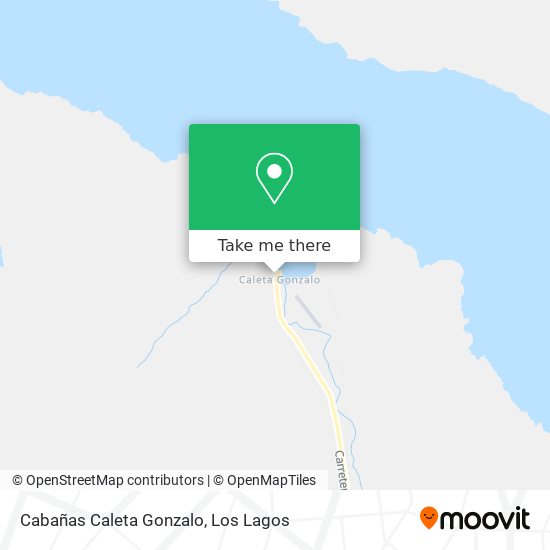 Mapa de Cabañas Caleta Gonzalo