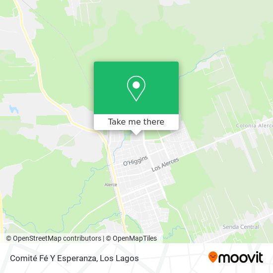 Comité Fé Y Esperanza map
