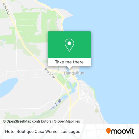 Hotel Boutique Casa Werner map
