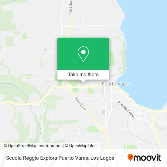 Mapa de Scuola Reggio Explora Puerto Varas