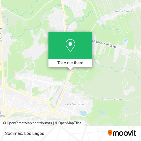 Sodimac map