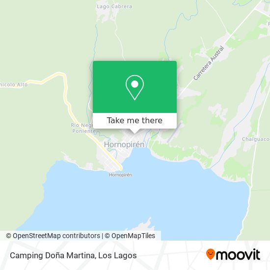 Mapa de Camping Doña Martina