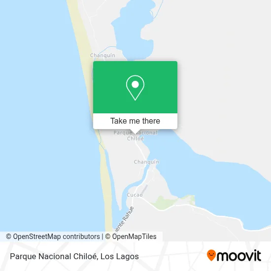 Parque Nacional Chiloé map