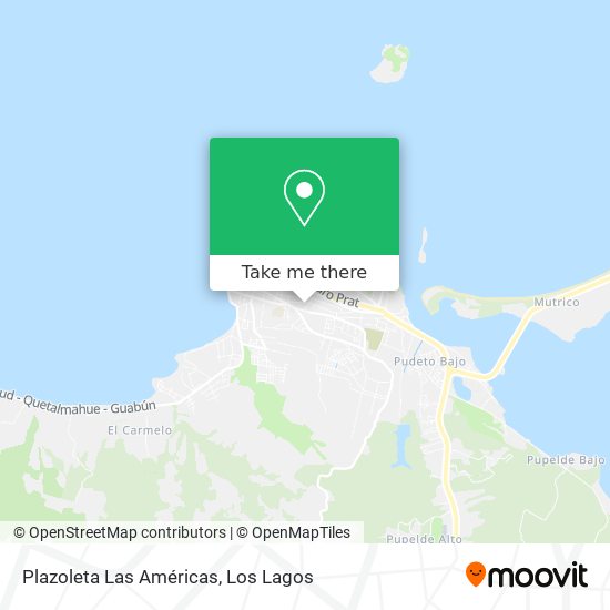 Mapa de Plazoleta Las Américas