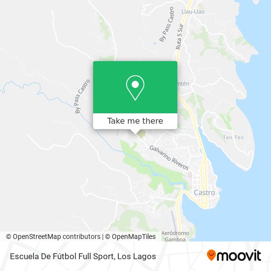 Escuela De Fútbol Full Sport map