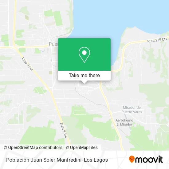 Población Juan Soler Manfredini map