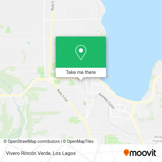 Vivero Rincón Verde map