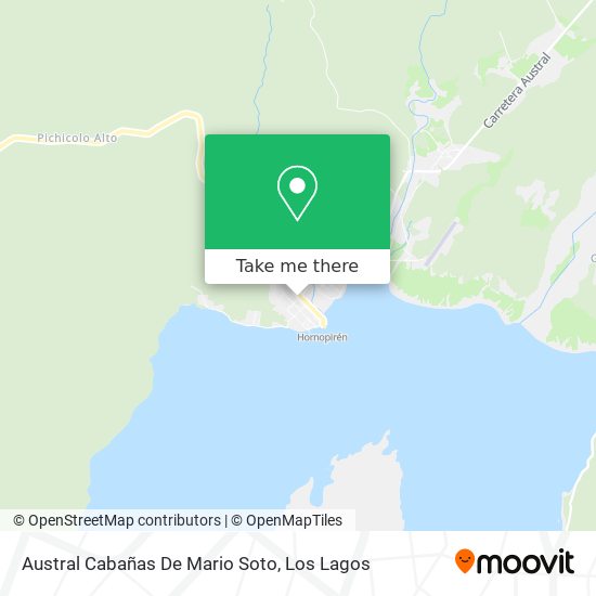 Austral Cabañas De Mario Soto map