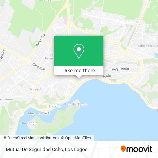 Mutual De Seguridad Cchc map